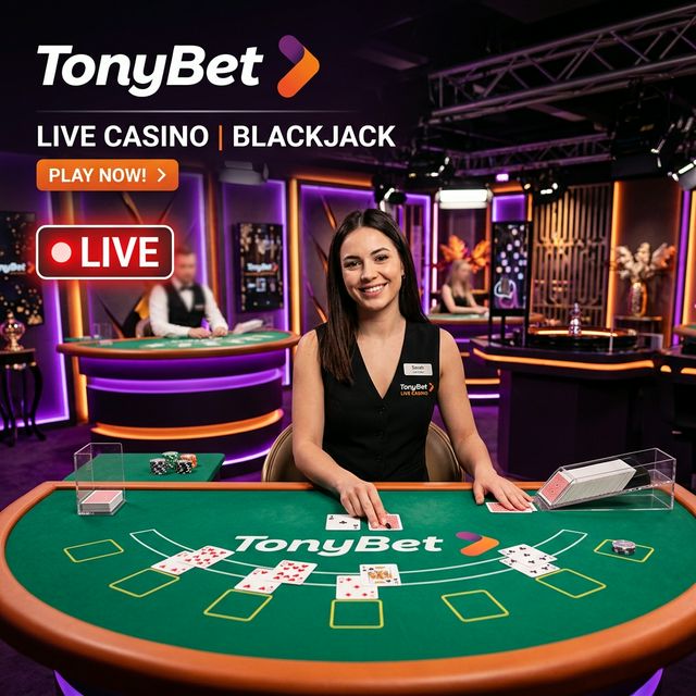 TonyBet live casino dealer Canada