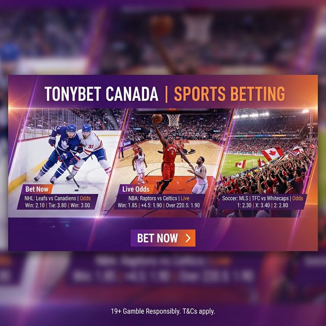 TonyBet Canada sports betting NHL CFL